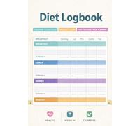 The Complete Diet & Nutrition Logbook: A Daily Food Journal to Track Calories, Macros, Meals, Exercise, and Weight Loss Progress for a Healthier Lifestyle