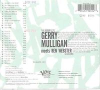 Mulligan, Gerry - The Complete Gerry Mulligan Meets Ben Webster Sessions