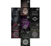 The Complete Isaac Asimov Foundation Series (Books 1-7) - Includes all Foundation Series Books - {Mass Market Paperback}