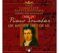Beethoven Piano Sonatas Op. 109 Op. 110 Op.111