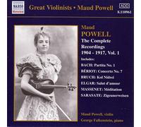 The Complete Recordings of Maud Powell, Vol. 1 by POWELL,M. [Audio CD] NEUF