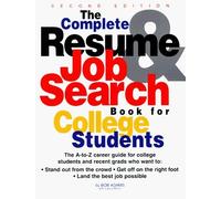 The Complete Resume & Job Search For College Students by Robert Lang Adams (1997-01-04)