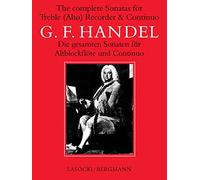 Haendel – Sonates complètes pour flûte à bec soprano (alto) et continuo – Faber & Faber