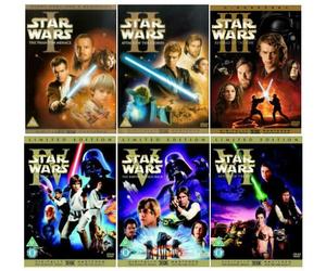 The Complete Star Wars 1 - 6 DVD Movie Collection: Episode 1 - Phantom Menace / Episode 2 - Attack Of the Clones / Episode 3 - Revenge of the Sith / Episode 4 - The New Hope / Episode 5 - The Empire Strikes Back / Episode 6 - Return of the Jedi by Ewan McGregor