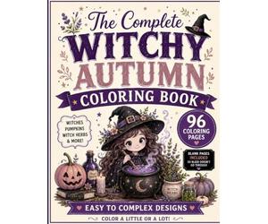 The Complete Witchy Autumn Coloring Book