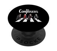 The Composers Musique Classique Amusante pour Hommes, Femmes, Enfants PopSockets PopGrip Adhésif