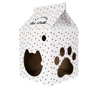 THE CONCEPT FACTORY - AN5243 Maison pour Chat - Confort et Sécurité - Design Attrayant - Matériaux de Qualité - Facilité d'Assemblage - 33 x 31,5 x 55,5 cm