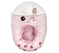 THE CONCEPT FACTORY Chausson Double Kawaii Confort Optimal Cocooning Rose | Polyester, chausson double kawaii, 40x20x25 cm, confort optimal, design adorable, cocooning, rose