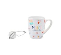 THE CONCEPT FACTORY Coffret Mug Merci Maîtresse avec Infuseur Multicolore