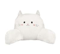 THE CONCEPT FACTORY - TX0331 Coussin Lecture Kawaii Crème - Ergonomique et Confortable - Design Adorable - pour Salon ou Chambre - 60x35 cm - Couleur Crème