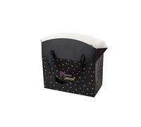 THE CONCEPT FACTORY - DI46962 Boîte Cadeau Ruban Maman, Modèle Aléatoire, 18 x 9 x 23 cm, Illustrée, Pratique, Facile à Utiliser, Couleur Noir-Rose-Or/Blanc-Or
