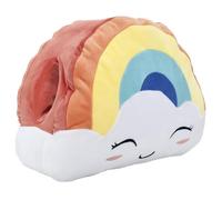 THE CONCEPT FACTORY, PE0003, Peluche Manchon Arc-en-Ciel Kawaii, Confort Doux, Accessoire de Mode et de Jeu, Idéal pour Soirées Cocooning, Cadeau Anniversaire, Multicolore, Taille Unique