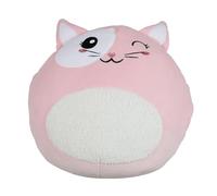 THE CONCEPT FACTORY - PE0041 Peluche Chat Kawaii H42 cm - Douce et Confortable - Conçue pour Jouer ou Décorer ou Cadeau - Entretien Facile - Couleur Rose