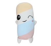 THE CONCEPT FACTORY - PE0044 Peluche Chamallow Kawaii - 60 cm - Douce et Colorée - pour Câlins et Décoration - Hypoallergénique - Entretien Facile - Vert Jaune Blanc Rose