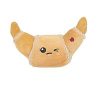 THE CONCEPT FACTORY, PE0054, Peluche Croissant Kawaii H13 cm, Douce et hypoallergénique, idéale pour câlins et décoration, Facile à Entretenir, Parfaite pour Les Enfants, Marron