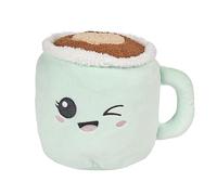 THE CONCEPT FACTORY, PE0055, Peluche Tasse Kawaii H22 cm, Douce et colorée, idéale pour Les câlins et la décoration, Non Toxique et hypoallergénique, Parfaite comme Cadeau, Vert