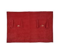 THE CONCEPT FACTORY Plaid Duo 2 en 1 Coussin et Couverture Détachable Rouge | Polyester, plaid duo 2 en 1, coussin et couverture détachable, textile d'intérieur doux, rouge
