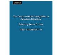 The Concise Oxford Companion to American Literature James David Hart (Auteur)