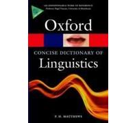 The Concise Oxford Dictionary Of Linguistics