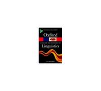 The Concise Oxford Dictionary of Linguistics