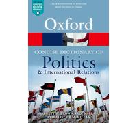 McMillan Alistair, Garrett W – The Concise Oxford Dictionary of Politics and International Relations