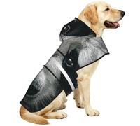 The Confusion Of Giant Pandas Manteau de pluie imperméable pour chiens de petite, moyenne et grande taille avec bandes réfléchissantes et sangle ventrale réglable