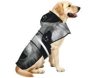 The Confusion Of Giant Pandas Manteau de pluie imperméable pour chiens de petite, moyenne et grande taille avec bandes réfléchissantes et sangle ventrale réglable