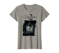 The Conjuring 2 Poster Distressed T-Shirt, Femme, Ardoise, XS