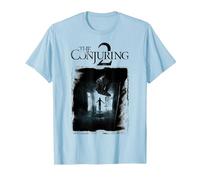 The Conjuring 2 Poster Distressed T-Shirt, Homme, Bleu Céleste, 3XL