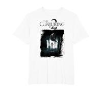 The Conjuring 2 Poster Distressed T-Shirt, Homme Grandes Tailles, Blanc, 3X Tall