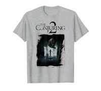The Conjuring 2 Poster Distressed T-Shirt, Homme, Gris Chiné, 5XL