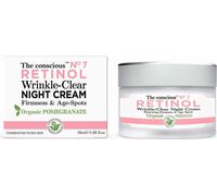 The Conscious Crème de nuit anti-rides à la grenade bio, 50ml