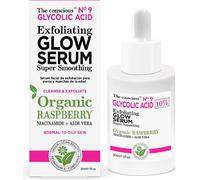 The Conscious sérum exfoliant pour le visage à la framboise bio, 30ml