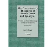 The Contemporary Thesaurus of Search Terms and Synonyms by Sara Knapp Sara D. Knapp (Auteur)