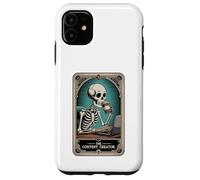 The Content Creator Tarot Card Skeleton Vlogger Podcaster Coque pour iPhone 11