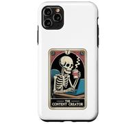 The Content Creator Tarot Card Skeleton Vlogger Podcaster Coque pour iPhone 11 Pro Max