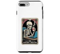 The Content Creator Tarot Card Skeleton Vlogger Podcaster Coque pour iPhone 7 Plus/8 Plus