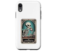 The Content Creator Tarot Card Skeleton Vlogger Podcaster Coque pour iPhone XR