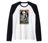 The Content Creator Tarot Card Skeleton Vlogger Podcaster Manche Raglan