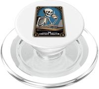 The Content Creator Tarot Card Skeleton Vlogger Podcaster PopSockets PopGrip pour MagSafe