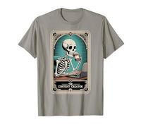 The Content Creator Tarot Card Skeleton Vlogger Podcaster T-Shirt