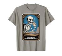 The Content Creator Tarot Card Skeleton Vlogger Podcaster T-Shirt