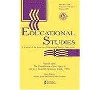 The Contradictions of the Legacy of Brown V. Board of Education, Topeka (1954): A Special Issue of Educational Studies