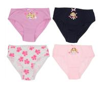 The Cookie Company Group B.V Lot de 4 culottes pour fille - Culotte - Sous-vêtements de qualité supérieure - En coton, lilas, 98-104