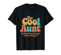 The Cool Aunt Revendeur de collations officiel Secret Keeper Rétro T-Shirt