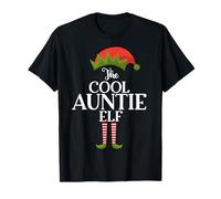 The Cool Auntie Elf Christmas Ensemble de Noël Amusant T-Shirt