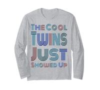 The Cool Twins Just Showed Up Funny Twin Jumeaux Assortis Manche Longue