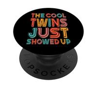 The Cool Twins Just Showed Up Funny Twin Jumeaux Assortis PopSockets PopGrip Adhésif