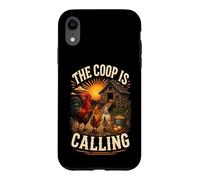 The Coop is Calling Poules Matin Coque pour iPhone XR