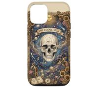 The Cosmic Sigil Celestial Skull and Galaxy Coque pour iPhone 12/12 Pro